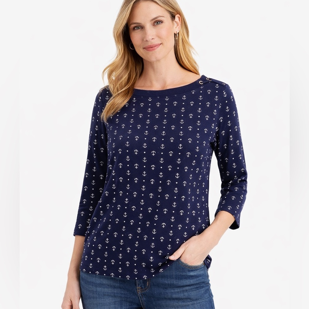 Karen Scott anchor top size large